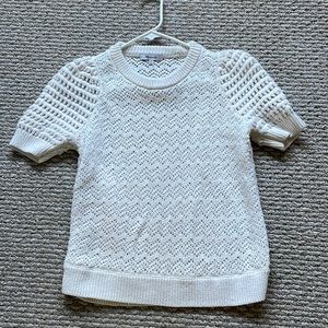 Madewell crochet sweater